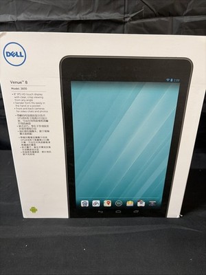 Dell Venue 8 3830 Android Tablet 32GB Black Wi-Fi Unlocked HSPA+ 8'' IPS LCD