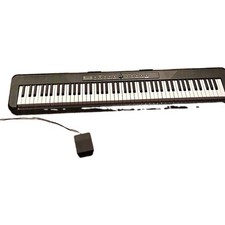 88-Key Electronic Keyboard Piano Black, Speakers, Battery Pedal