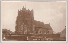 Tollesbury Church England UK Real Photo Postcard RPPC