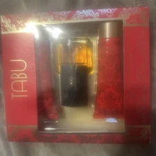 Signature Collection Tabu Gift Set 3 Pieces 1.2oz Cologne 2.5 Body Lotion & Wash