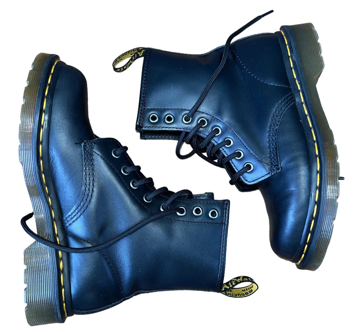 Marten Women's US Combat Eye Lace Up 1460 W Boot Black