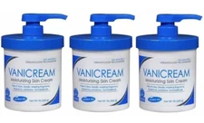 Vanicream Moisturizing Skin Cream Sensitive Skin Fragrance Free 16 oz Pack of 3