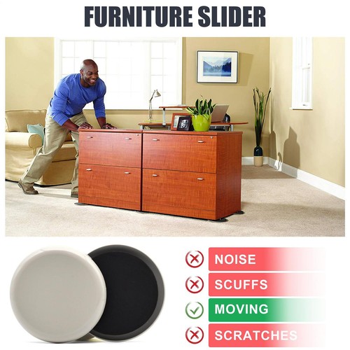 Moving Sliders Furniture Pad Protector Floor Carpet Anti Slip Mat Reusable - Picture 10 of 15