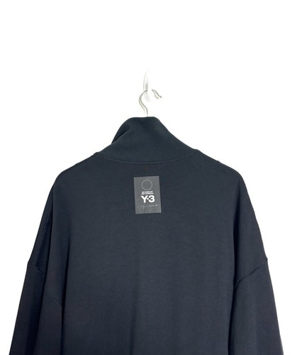 Y-3 Yohji Yamamoto Adidas Jacket Men Large Black STP Matt Track Snap Trench Coat - Picture 17 of 19