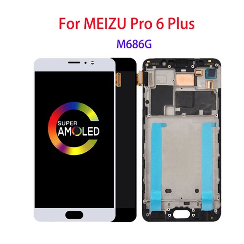 5.7" For Meizu Pro 6 Plus M686H LCD Display Touch Screen Digitizer With Frame - Picture 1 of 7