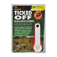 The Original TICKED OFF Tick Remover - 3 PACK, Colors May Vary