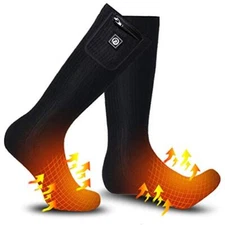 Heated Socks for Women Men Rechargeable Electric Heating Thermic Socks Winter