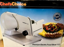 Chef's Choice Premium Electric Food Slicer Model 6102 Very Clean (G)