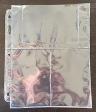 5 new 3-pocket sheet protectors