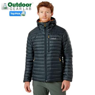 New Rab Men's Microlight Alpine Down Hoody Jacket 700 Fill