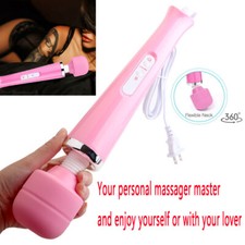 Handheld Massager Wand Vibrating Massage Magic Full Body Therapy Motor 20 Speed