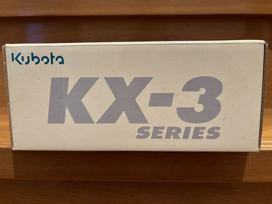 【Kubota KX-3series】ミニチュアKubota KX121-3 Kubota KX121-3 Miniature Excavator KX-3 Series 1/24 Diecast