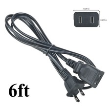 6ft AC IN Power Cord Cable for EverStart Lot 11480 1200A 600A Jump Starter Box