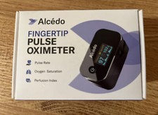 Alcedo Fingertip Pulse meter Pulse Rate Oxygen Saturation Perfusion Index NEW