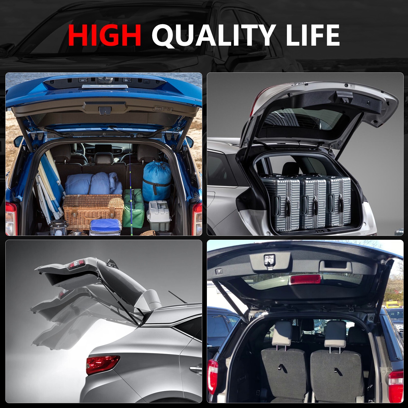 Pair Rear Liftgate Actuator Hatch Lift Strut Unit Assy For Volvo XC60 T5 6 12-17