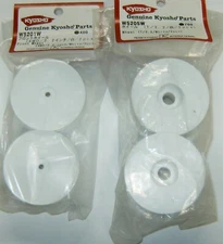 Kyosho Truck Wheels 2.2" White  W5205W W5201W 2 Pair Stadium Truck Wheels