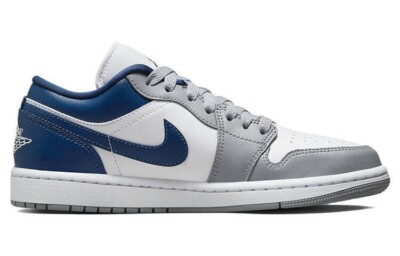 【新品】 NIKE AIR JORDAN 1 LOW 27.5㎝ ブルー/グレー Nike Air Jordan 1 Low Grey and Blue DC0774-042 Women's US5-12 NEW