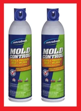 2 CONCROBIUM Mold Control AEROSOL Kills Cleans & Prevents Mold Home RV 14.1oz