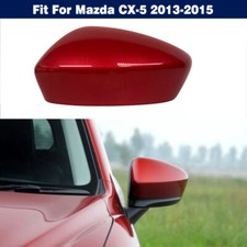 Tapa de carcasa de espejo retrovisor lateral izquierdo roja para Mazda CX-5 2013-2015