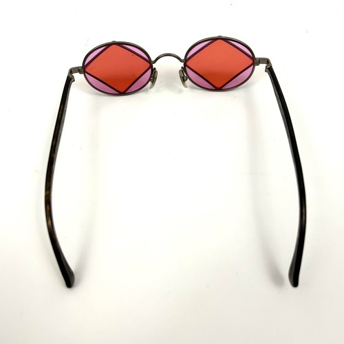 Vintage MONTANA M654 Sunglasses Handmade IN FRANCE Matte Silver Pink Diamond 90s - Picture 12 of 14