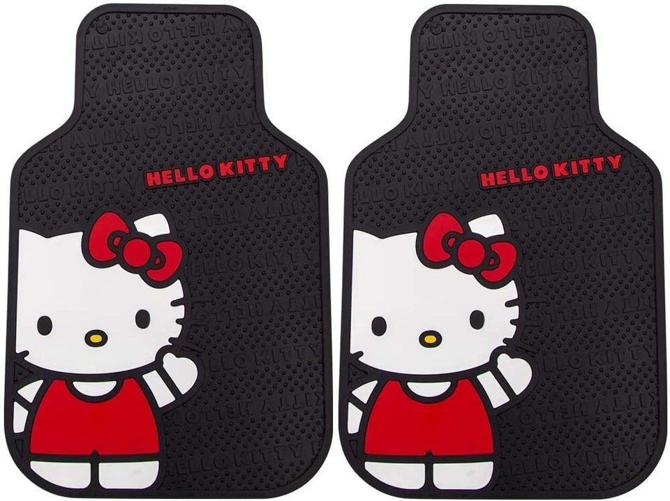 Nuevo conjunto de tapetes de coche Hello Kitty para Toyota Foto 2 de 4