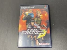 Time Crisis 3 (Sony PlayStation 2, 2003) CIB Complete w/ Manual TESTED