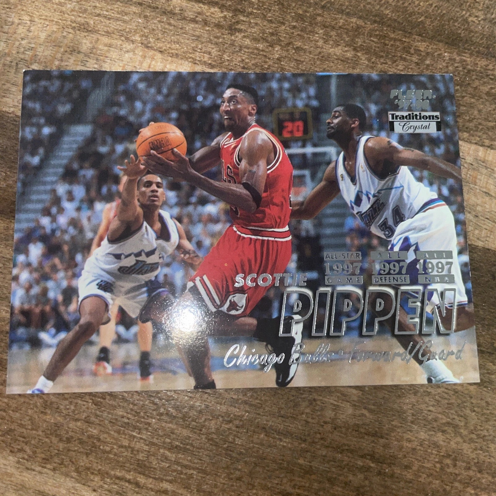 1997-98 Fleer Traditions Crystal Scottie Pippen #261 BULLS