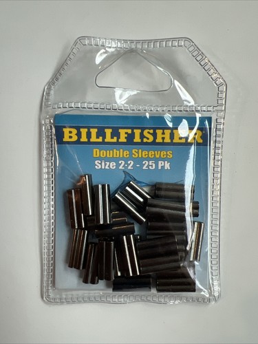 BILLFISHER SINGLE & DOUBLE SLEEVES ASSORTED SIZES - BLACK & ALUMINUM - 18 PACKS - Picture 5 of 8