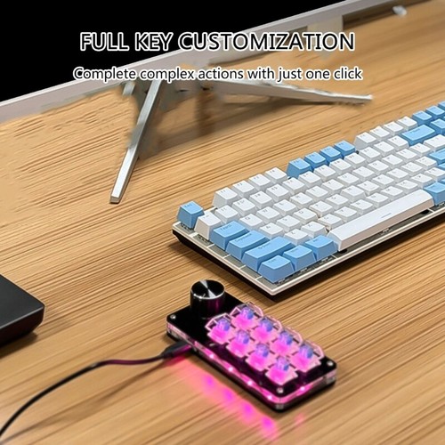 Easy to Use Programmable Keypad Mechanical Switches Macro Keypad for Gamers - Picture 2 of 12