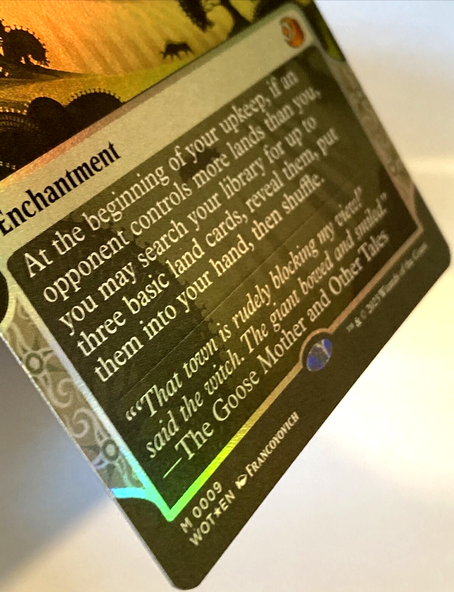 MTG Land Tax *FOIL* Wilds of Eldraine: Enchanting Tales 0009