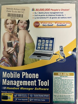 Mobile Action USB Date Suite 8870 Motorola & LG Phones USB Data Suite New (A268)