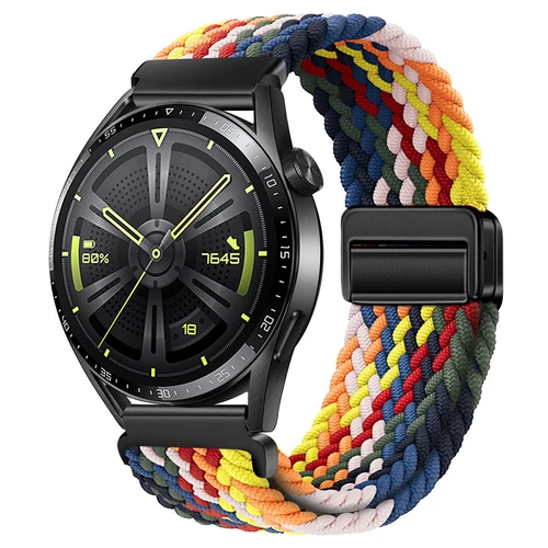 Correa de reloj de pulsera magnética de nailon trenzado de 18 mm 20 mm 22 mm correa de liberación rápida - Imagen 51 de 169