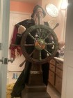 Haunted Living 6’ Haunted Harbor Talking Steering LED Captain Animatronic — photo 1