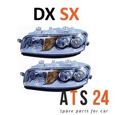 COPPIA FARI ANT SINISTRO DESTRO FIAT PUNTO II 99 FINO 2003 SENZA FENDINEBBIA SX