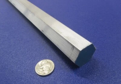 2024 Aluminum Hex Rod 1.00" Hex x 1 Ft Length - Image 1 of 4