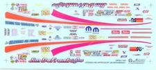 Slixx 7169 Jim DeFrank & Sons 68 Hemi Cuda S/S 1/24 1/25 drag decal