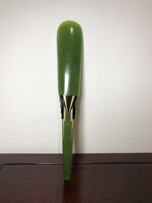 Art Deco Dark Green Shoe horn Unique Mark