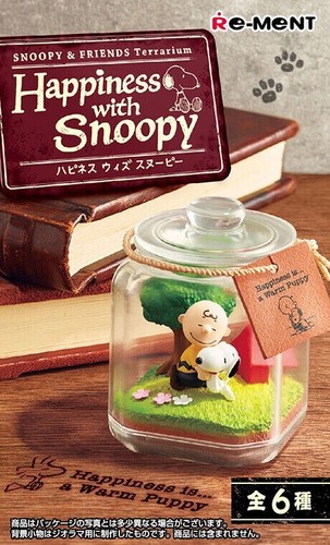 Re-Ment Peanuts Snoopy Happiness with Friends Miniature Figure Terrarium Display - Picture 7 of 19