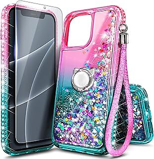 NGB Supremacy Compatible with iPhone 15 Case with Tempered Glass Screen Protecto-image