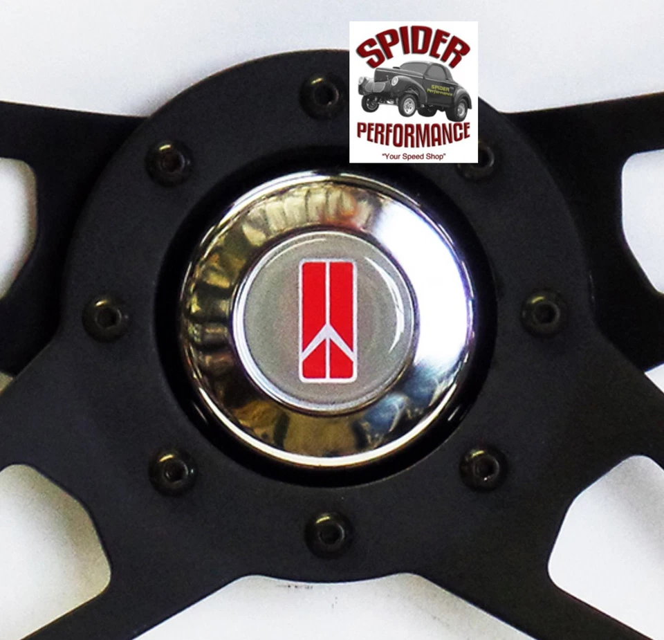 1969-1989 Oldsmobile wood steering wheel 13 1/2" WALNUT II - Image 3 of 4