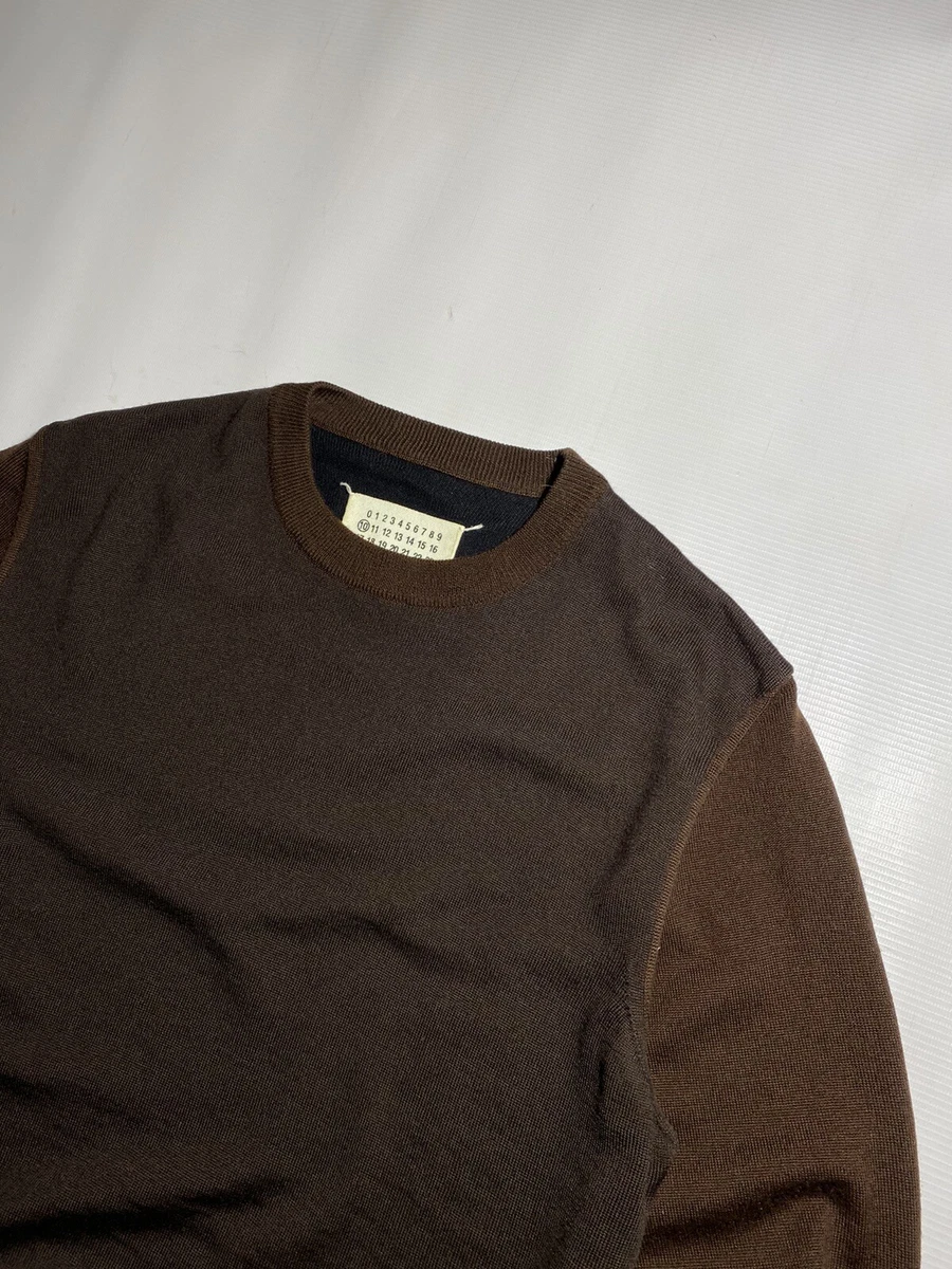 Maison Martin Margiela AW08 3 sector color wool line 10 sweater 