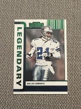 2022 Contenders Football Deion Sanders Legendary Emerald Green Foil  #LGD-DSA