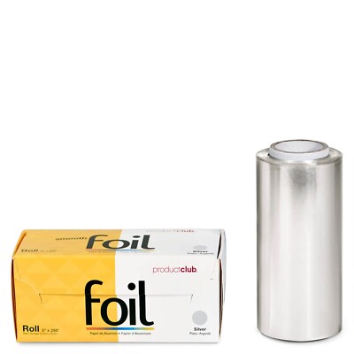Product Club 5'' x 250' Smooth Foil Roll - Silver. Durable, High quality. Salon