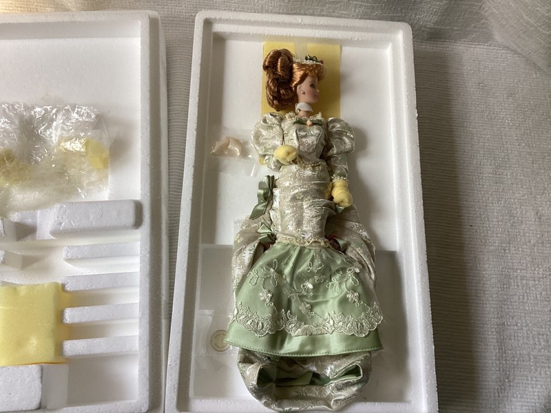 Mint Memories Barbie First In Series Victorian Tea Porcelain Collection 1998