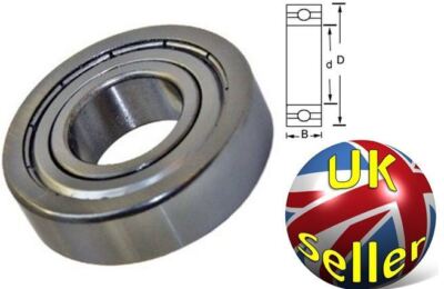 LJ1/2-ZZ alias RLS4ZZ, Imperial Kugellager mit Schilden. ''1/.2''''x1,5/16''''x3/8''
