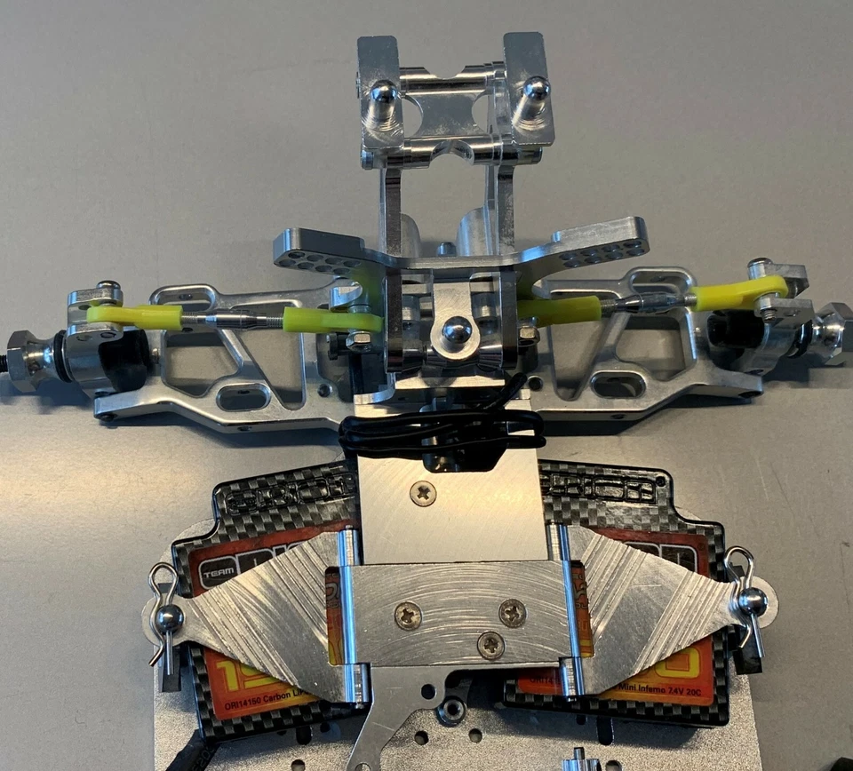 Kyosho Mini Inferno Heck Alu Paket /Rear Alloy Bundle MIF027+MIF0126+MIF040 - Bild 2 von 4