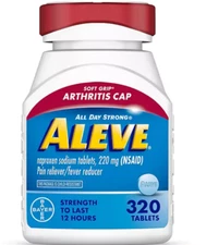 Aleve Arthritis Cap Naproxen Sodium 220mg Pain Reliever Tablets