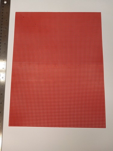 Plastic Canvas Lot - 43 NEW 10.5 x 13.5 Sheets 7 & 10 Mesh Pastel $1 A SHEET - Picture 4 of 10