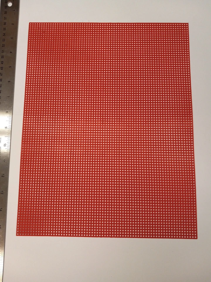 Plastic Canvas Lot - 43 NEW 10.5 x 13.5 Sheets 7 & 10 Mesh Pastel $1 A SHEET - Image 4 of 4