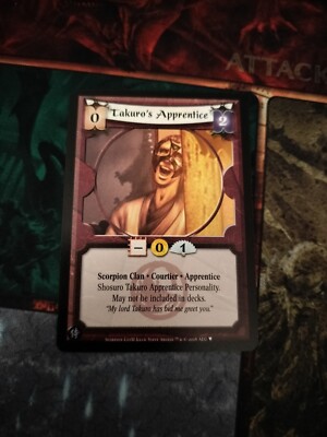 L5R CCG TCG. Legenden der fünf Ringe: Takuros Lehrling
